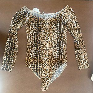 MangoPOP Leopard Print Bodysuit